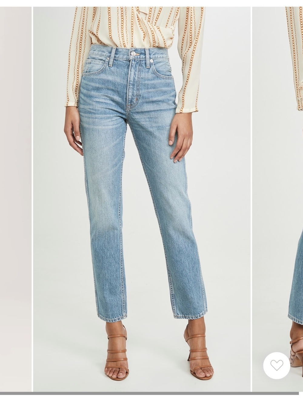 SLVRLAKE denim virgina slim straight leg high rise jeans sweet thing 29